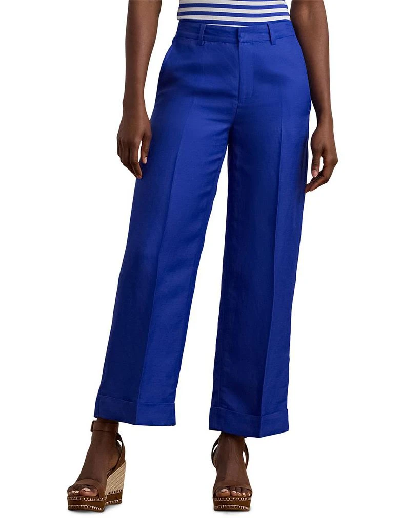 Ralph Lauren Linen Blend Twill Cropped Pant 1