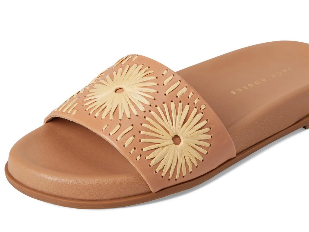 Jack Rogers Somerset Slide - Nappa/Raffia 6