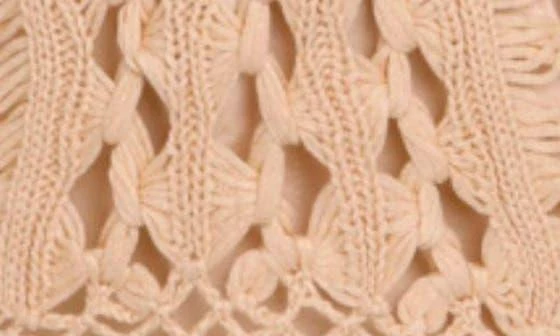 SAACHI Fringe Crochet Poncho 5