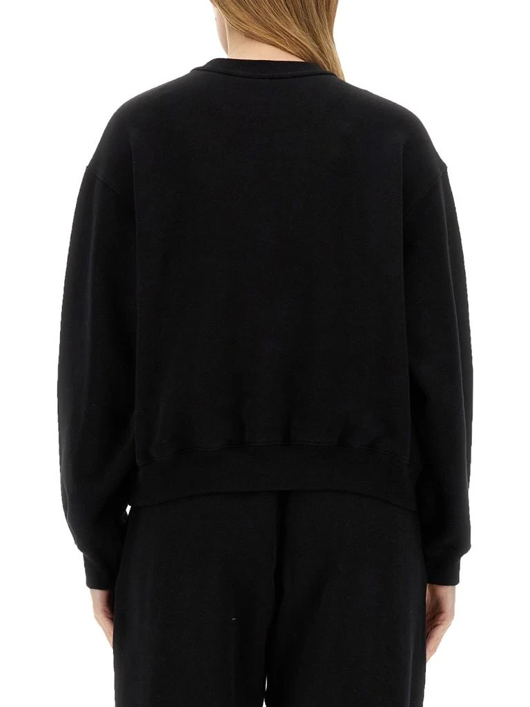 Alexander Wang ESSENTIAL TERRY CREW NECK COTTON SWEATSHIRT 3