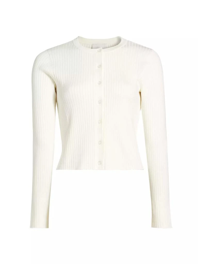Reformation Joanne Cotton Rib-Knit Cardigan 1