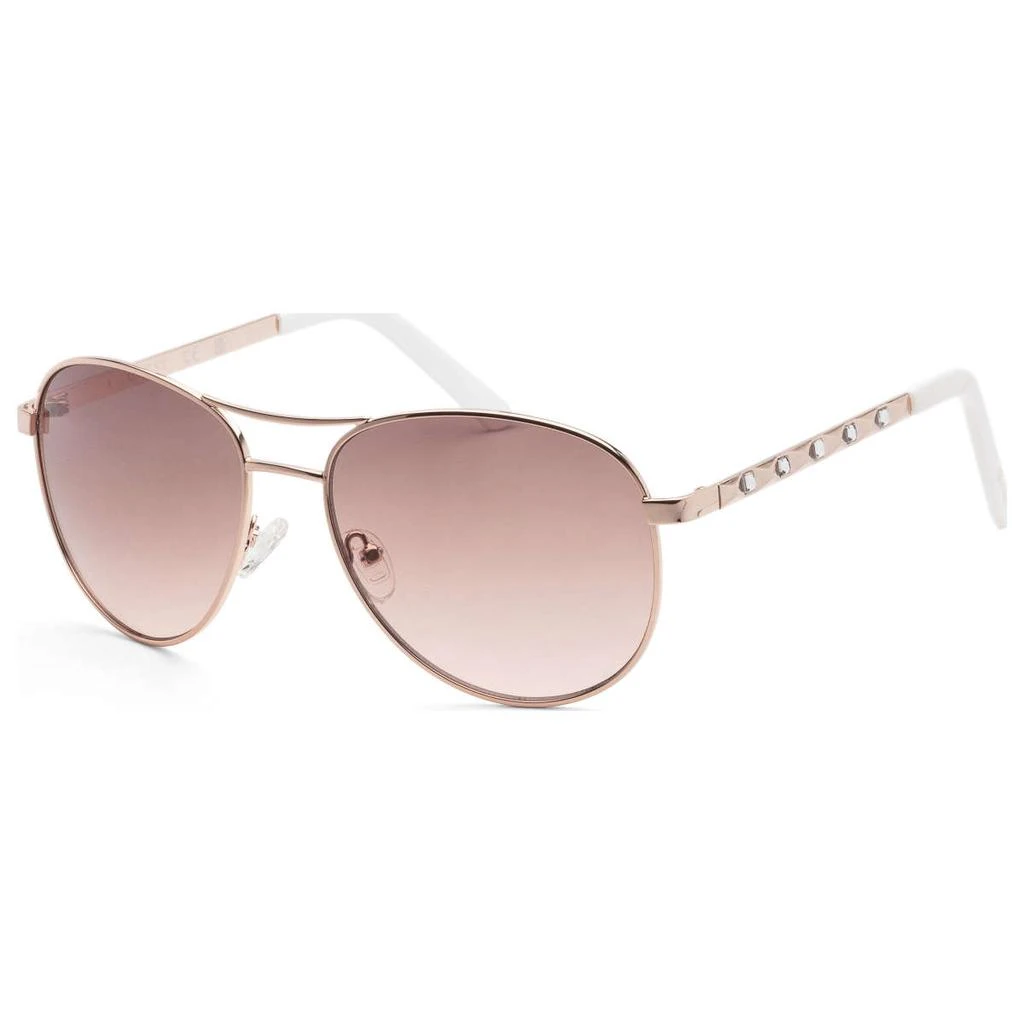 GUESS Guess Factory Women's Rose Gold Aviator Sunglasses 1