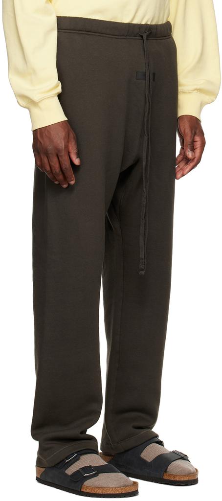 美品fear of god essentials LOUNGE PANTS Fear of God ESSENTIALS Black Drawstring Lounge Pants Fear Of