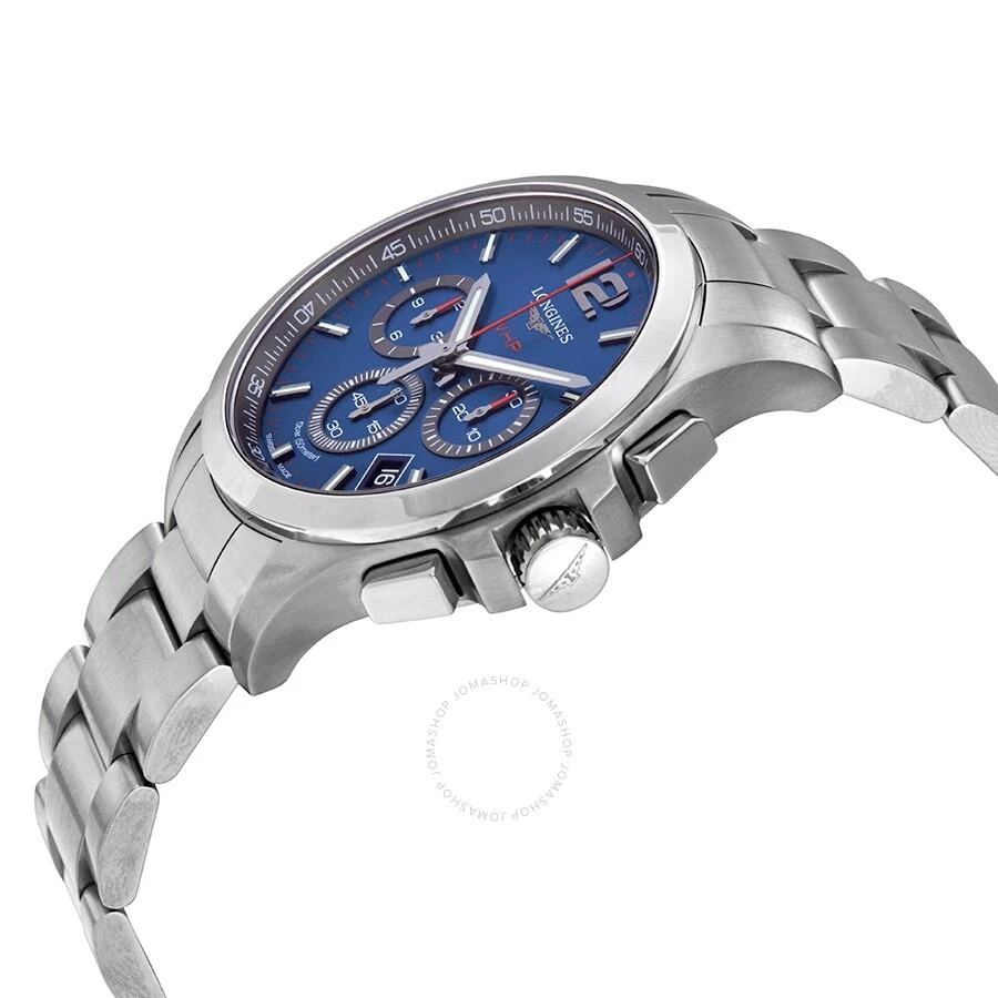 Longines Conquest V.H.P. Perpetual Chronograph Quartz Blue Dial Men's Watch L37174966 2