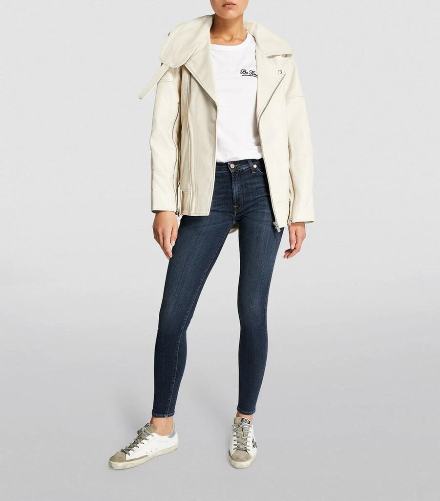 7 For All Mankind Slim Illusion Luxe Skinny Jeans 2