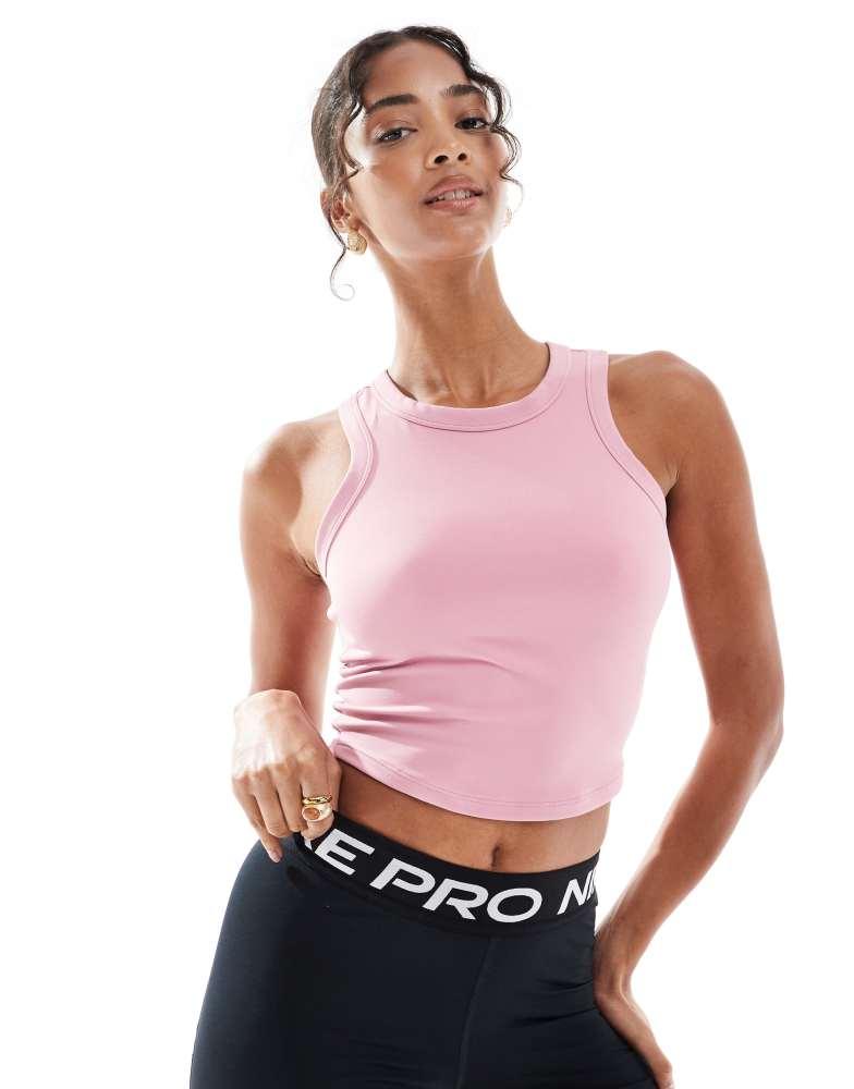 nike pink vest top