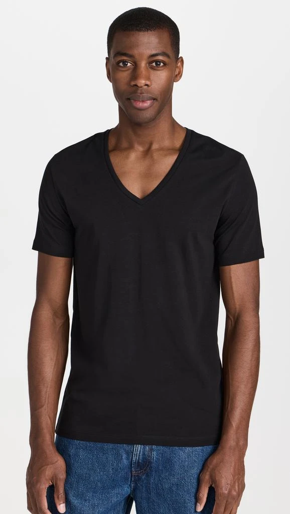 Falke Cotton V Neck Tee 2 Pack 6