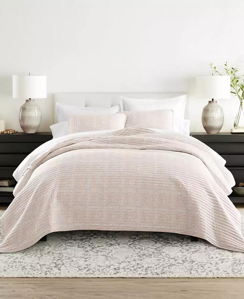 IENJOY HOME Geometric Maze Reversible 2-Pc. Quilt Set