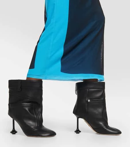 Loewe Toy leather ankle boots 4