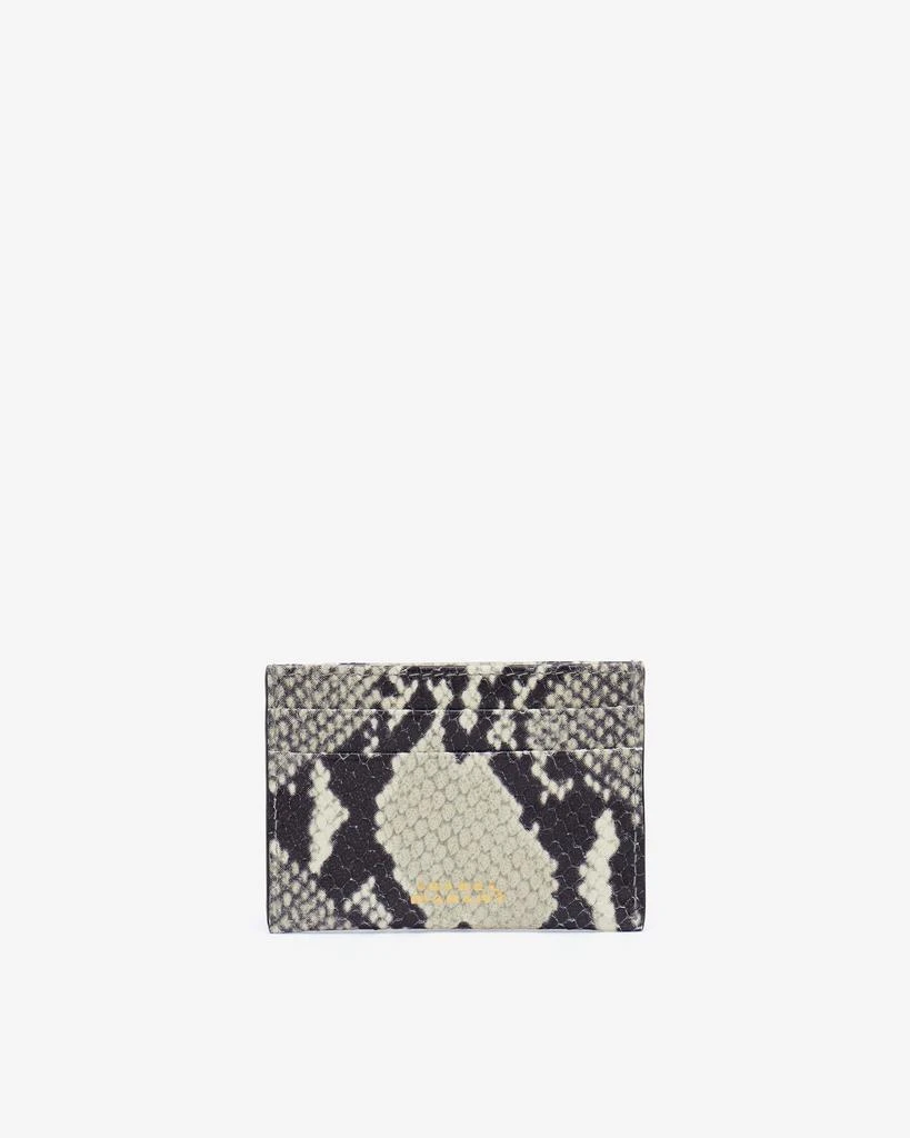 Isabel Marant ISABEL MARANT, CHIBA LEATHER CARD HOLDER - Women - Beige - OneSize 1