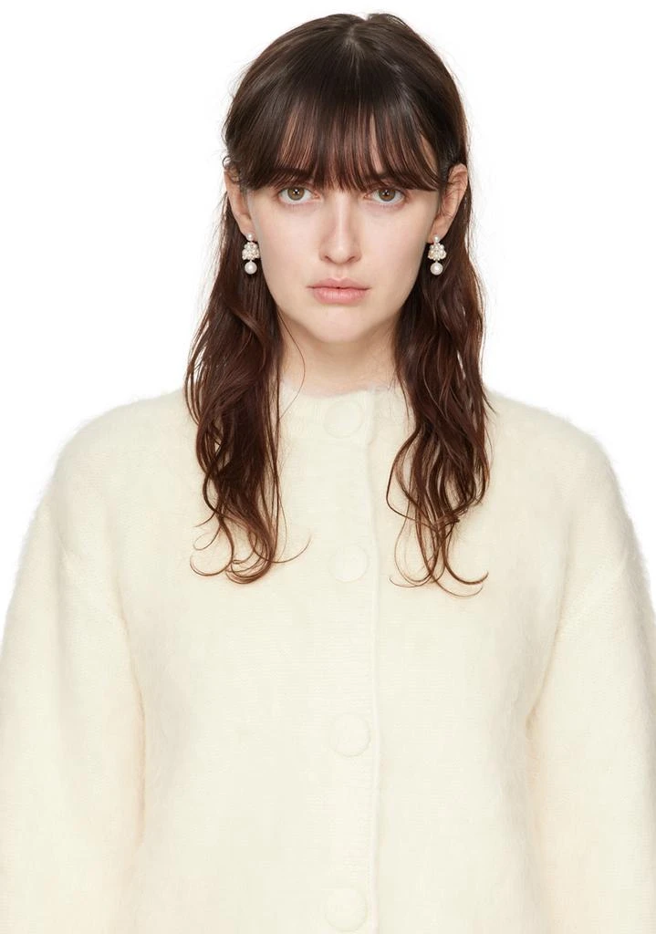 Sophie Bille Brahe White Dora Perle Earrings 3