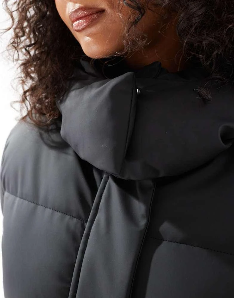 VERO MODA Vero Moda short coated padded jacket in black 3