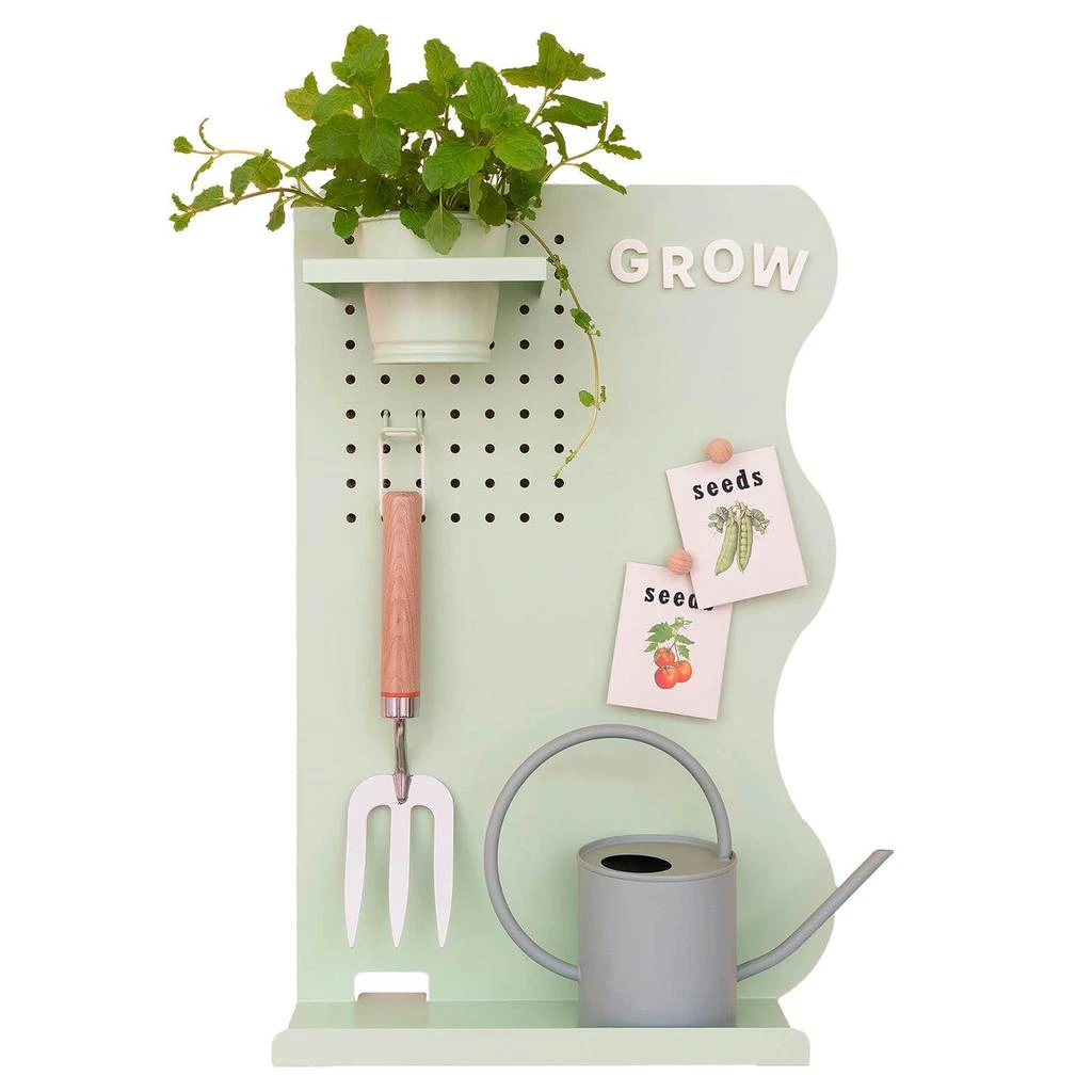 The Hut Peg & Board Arc Planter & Pot - Mint Green 4