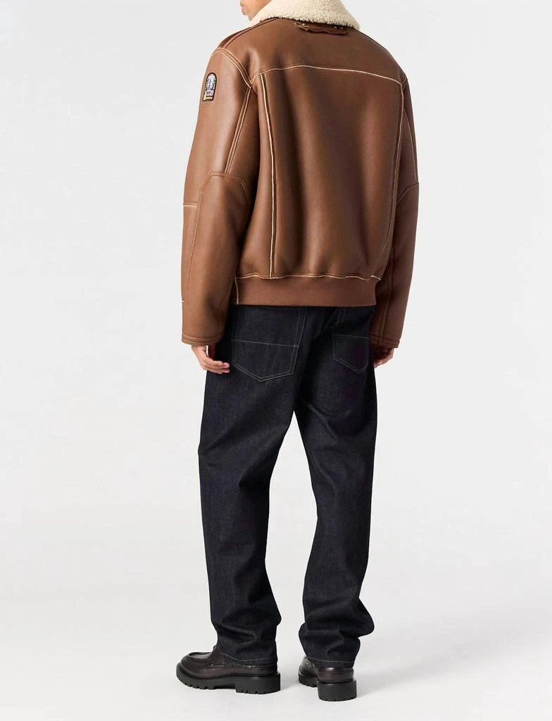 Parajumpers Parajumpers - RODNEY SPECIAL LEATHER BOMBER JACKET 2