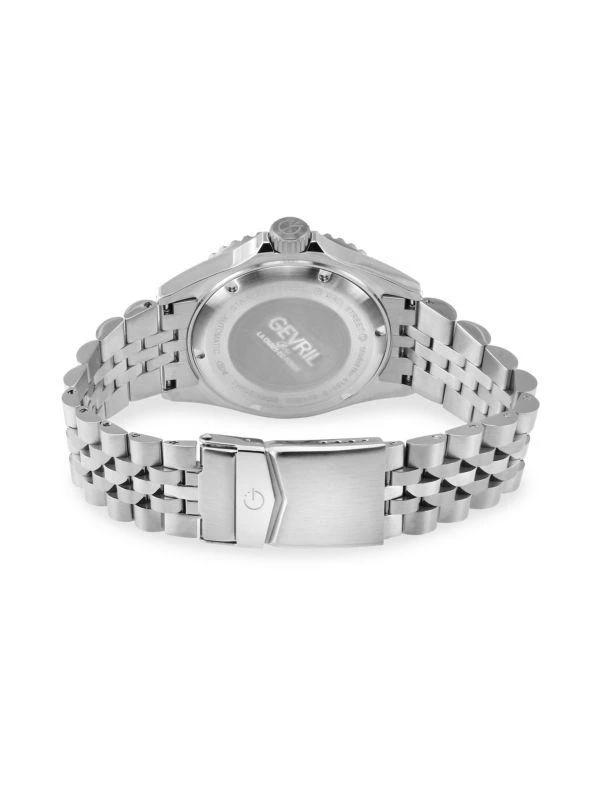 Gevril Wall Street 43MM Stainless Steel Bracelet Watch 2