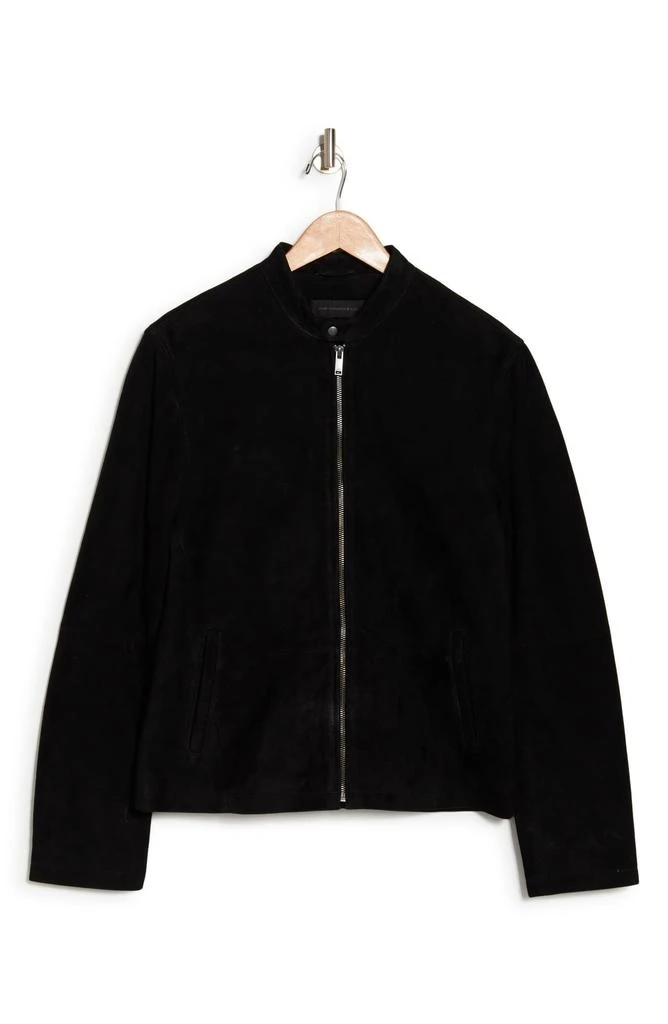 John Varvatos Suede Racer Jacket 3