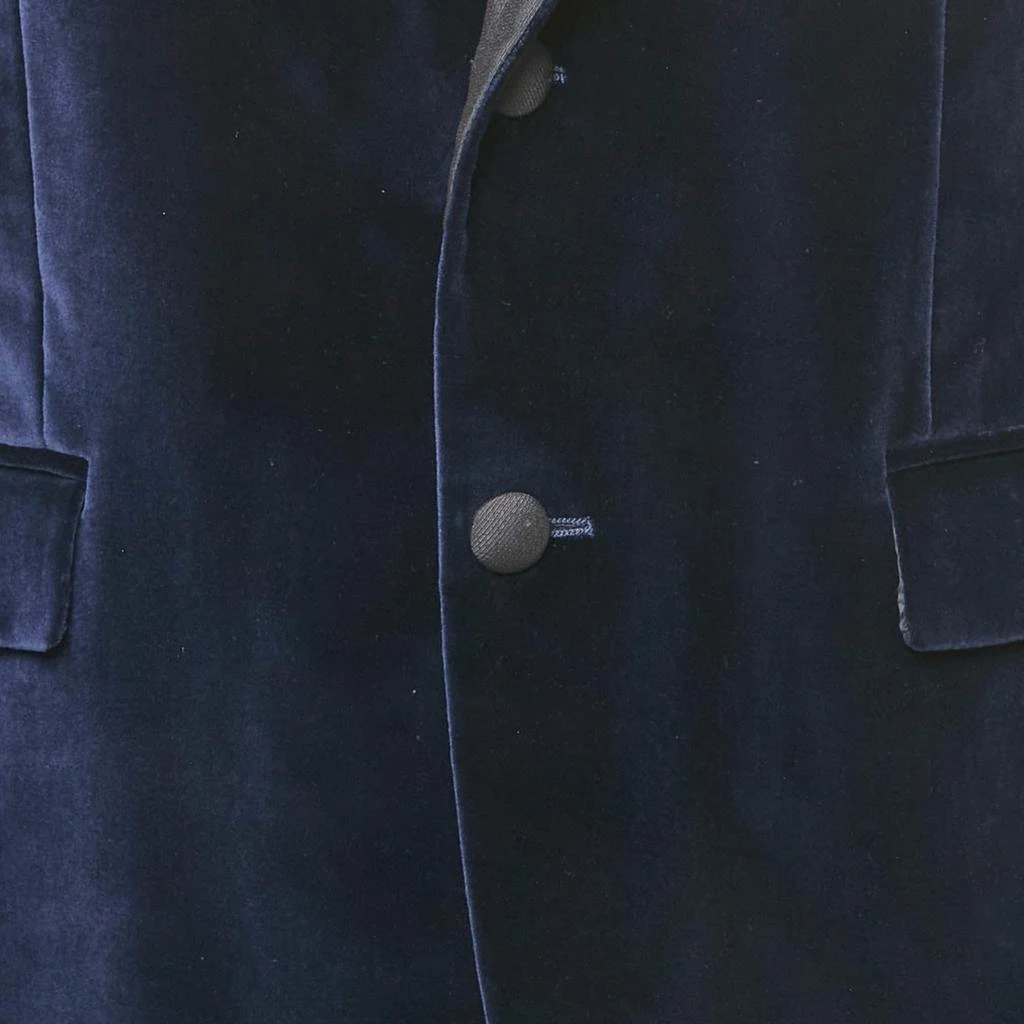 Versace Versace Collection Blue Velvet Tailored Blazer XL 3