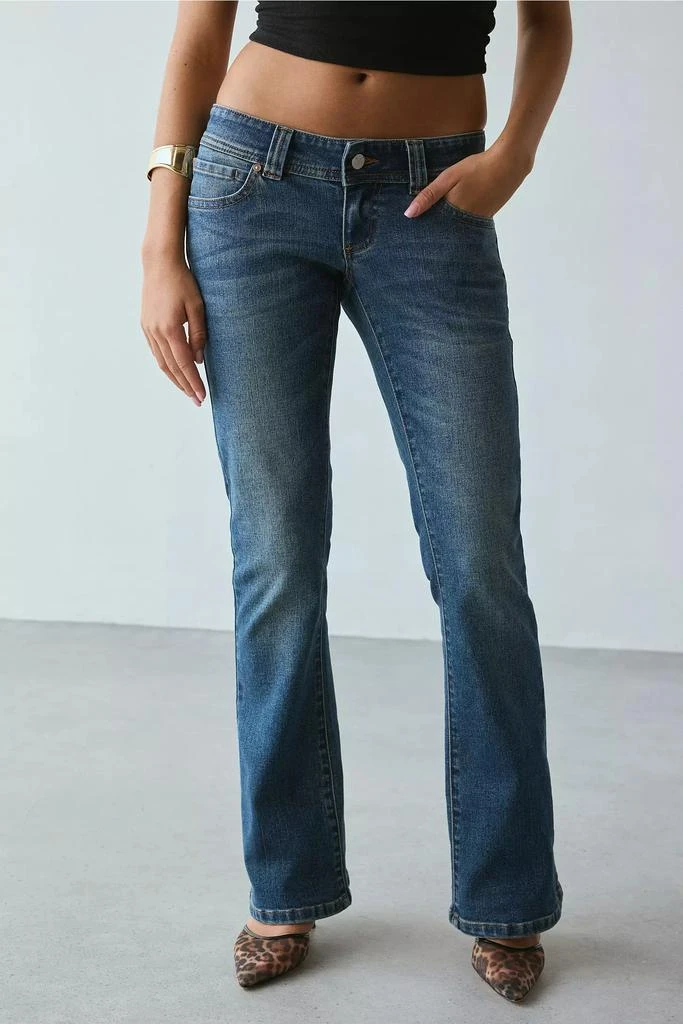 Abrand Jeans Abrand 00 Petra Super Low Kick Flare Jean 1