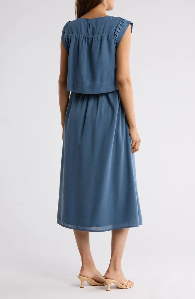 DR2 by Daniel Rainn Pleated Sleeve Midi Dress 2