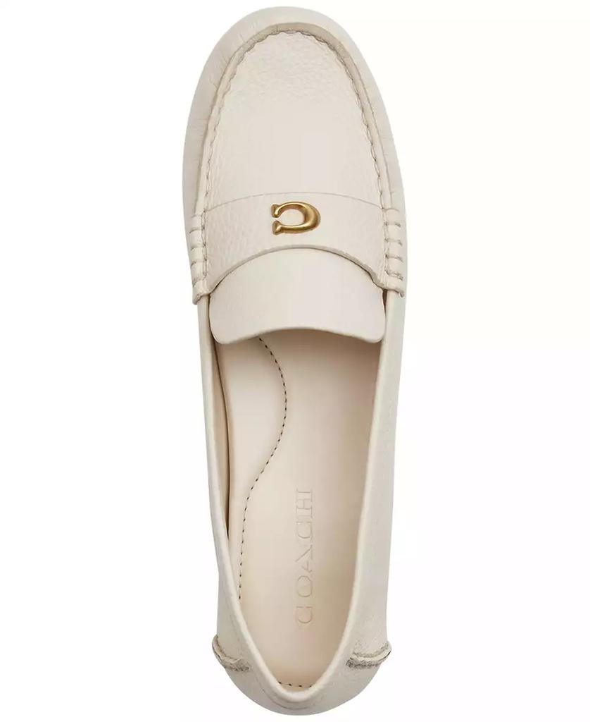 Coach Sculpted C Leather Classic Loafer Flats - Shoes - Free