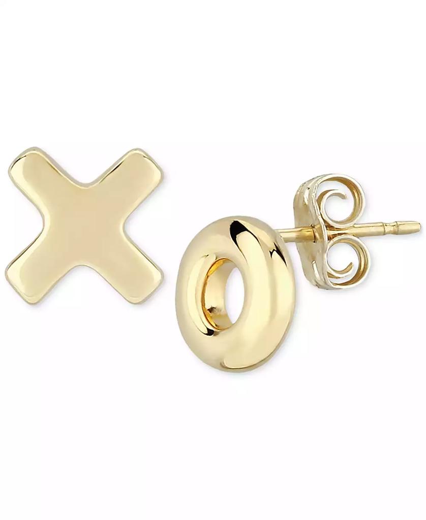Macy's X & O Stud Earrings Set in 14k Yellow Gold (8mm)