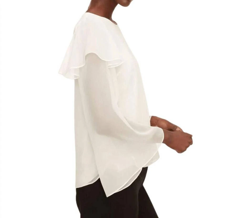 Rebecca Taylor Rebecca Taylor - Silk Ruffled Chiffon Blouse 3