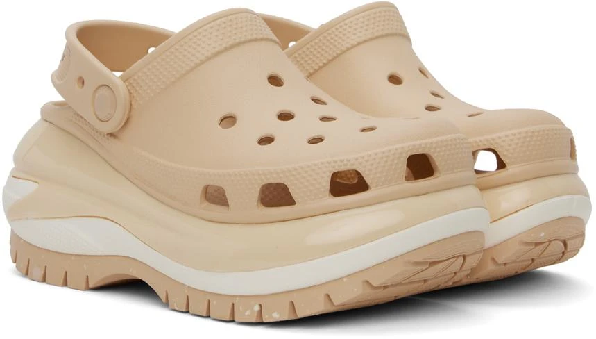 Crocs Beige Mega Crush Clogs 4