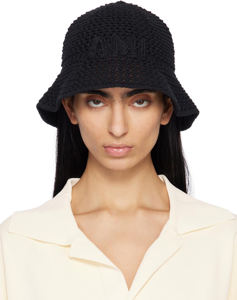 AMI AMI Paris Adc Embroidery Bucket Hat - Hats - BeyondStyle