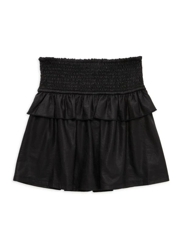 Hannah Banana Little Girl's Smocked Miniskirt 1