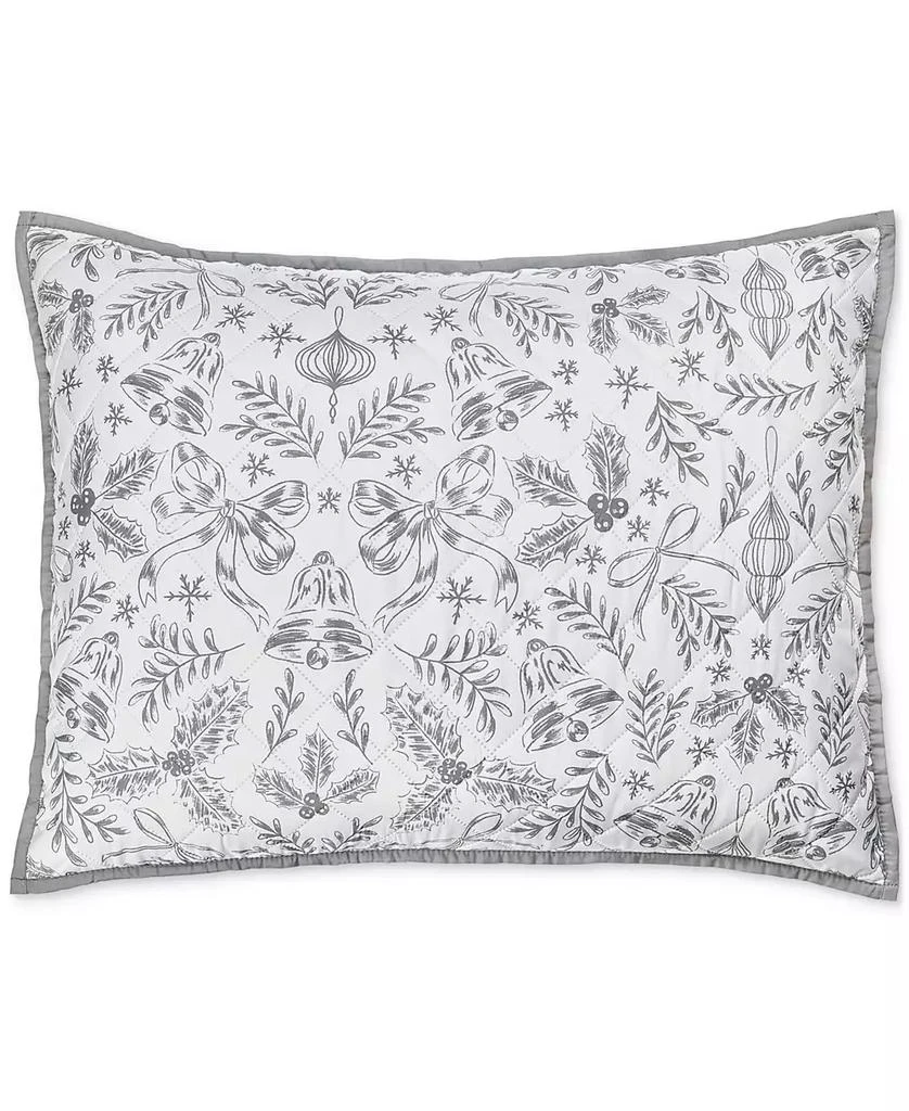 Martha Stewart Christmas Toile 3-Pc. Quilt Tote Set, Twin, Exclusively at Macy’s 3