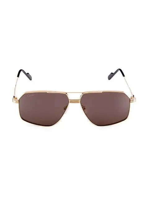 Cartier Core Range 61MM Pilot Sunglasses 1
