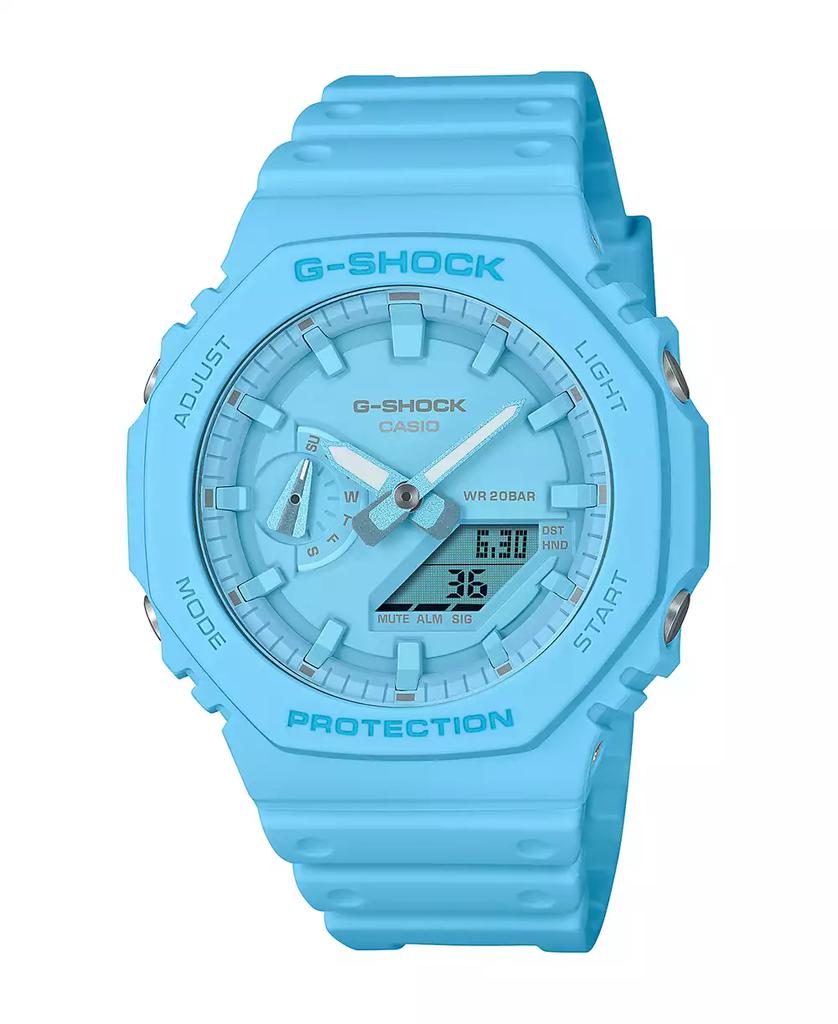 G-Shock Men's Analog Digital Blue Resin Watch, 45.4mm, Ga2100-2A2