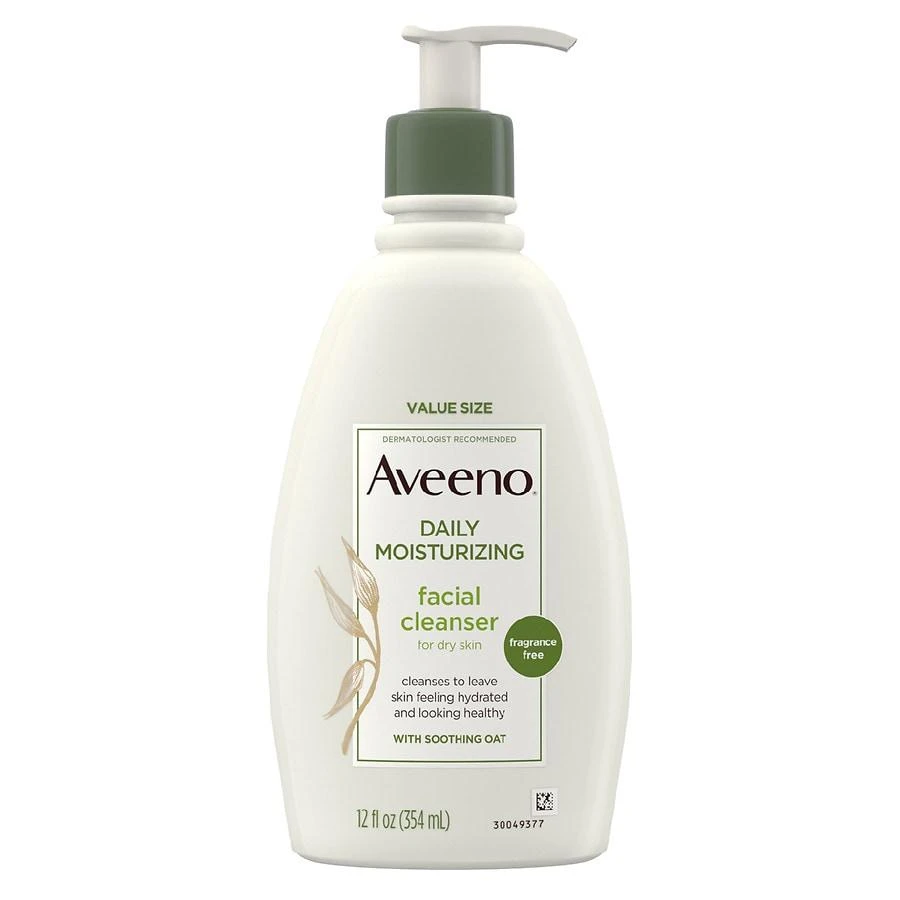 Aveeno Daily Moisturizing Facial Cleanser, Soothing Oat 1