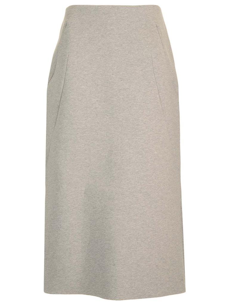 Dries Van Noten Scuba Cotton Midi Skirt