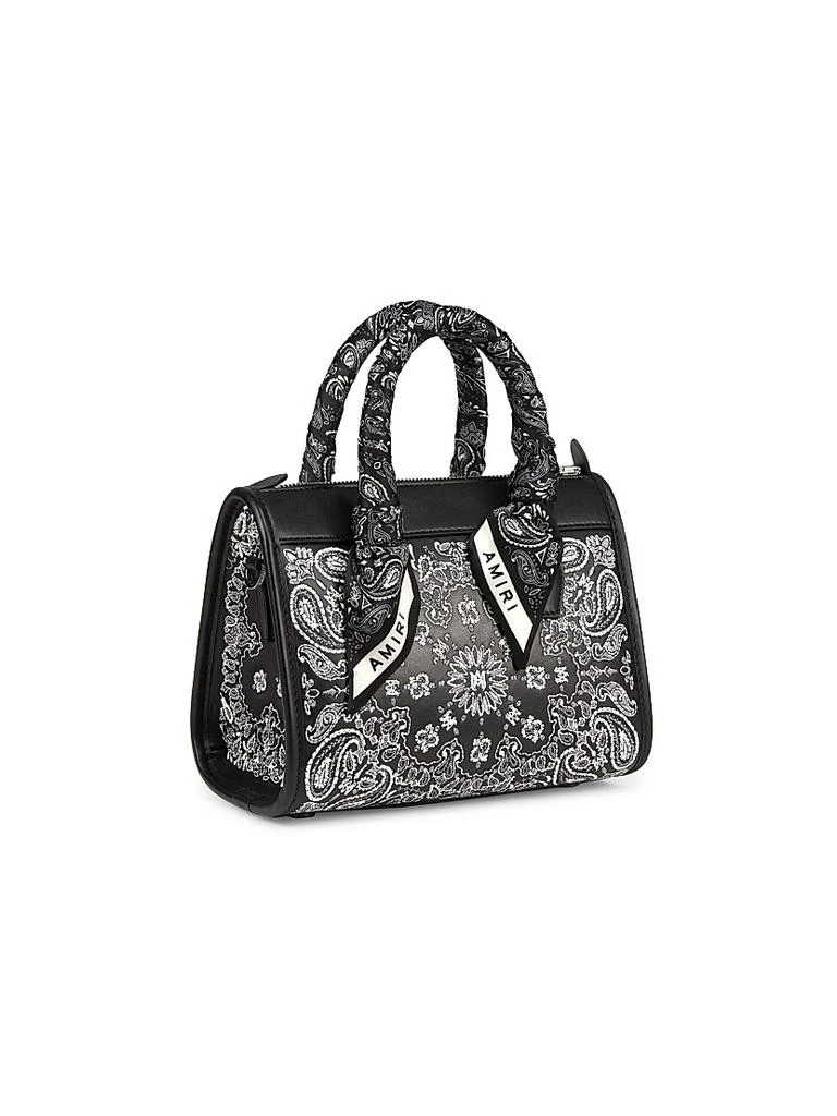 AMIRI Micro Bandana Triangle Leather Top Handle Bag 4