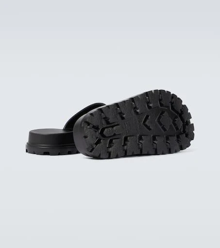 Prada Logo rubber slides 7