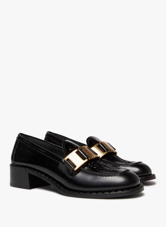 Prada Leather Moccasins