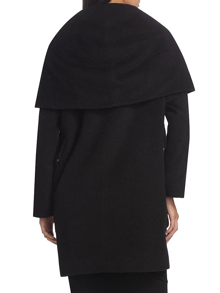 Mercer Collective Lori Cape-Hood Cocoon Coat 5