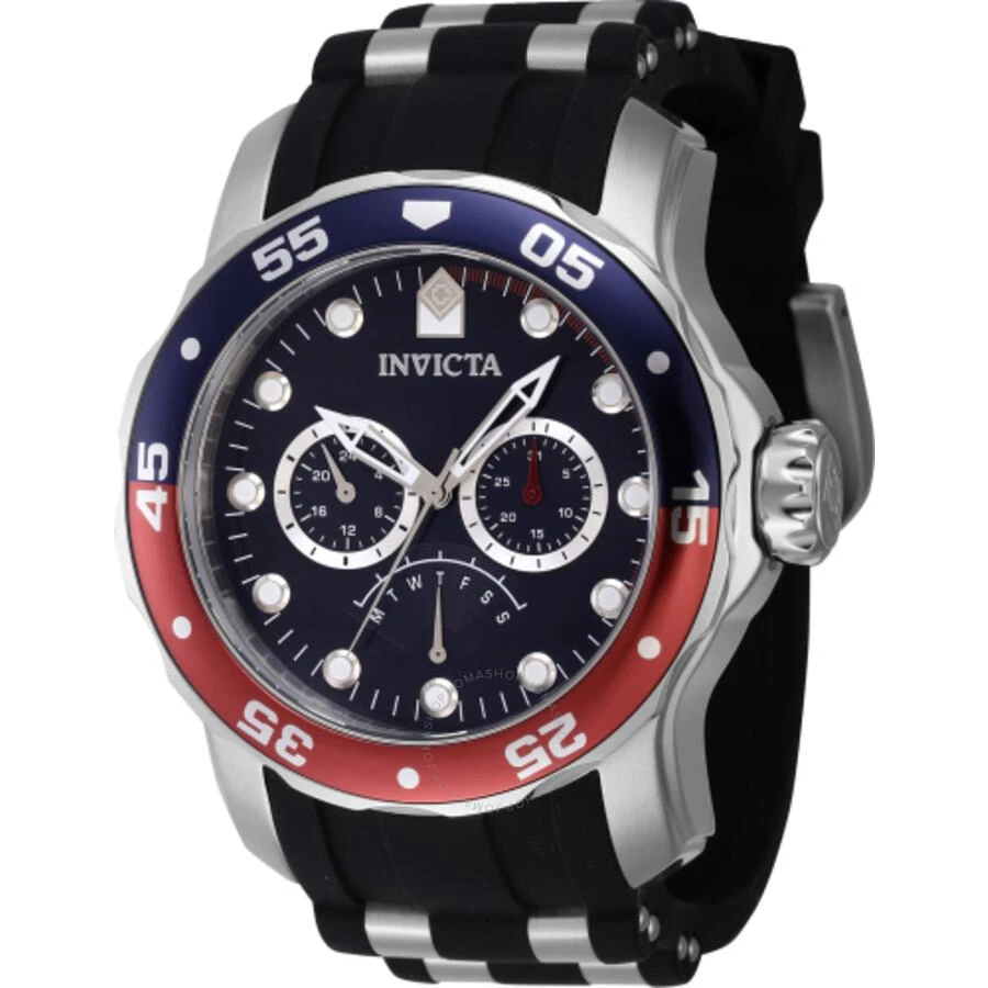 Invicta Pro Diver GMT Quartz Blue Dial Pepsi Bezel Men's Watch 46968 1