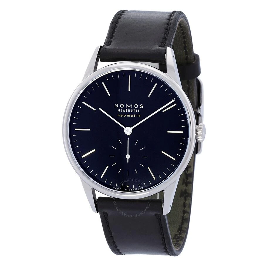 Nomos Glashutte Orion Neomatik 39 Automatic Black Dial Men's Watch 346 1