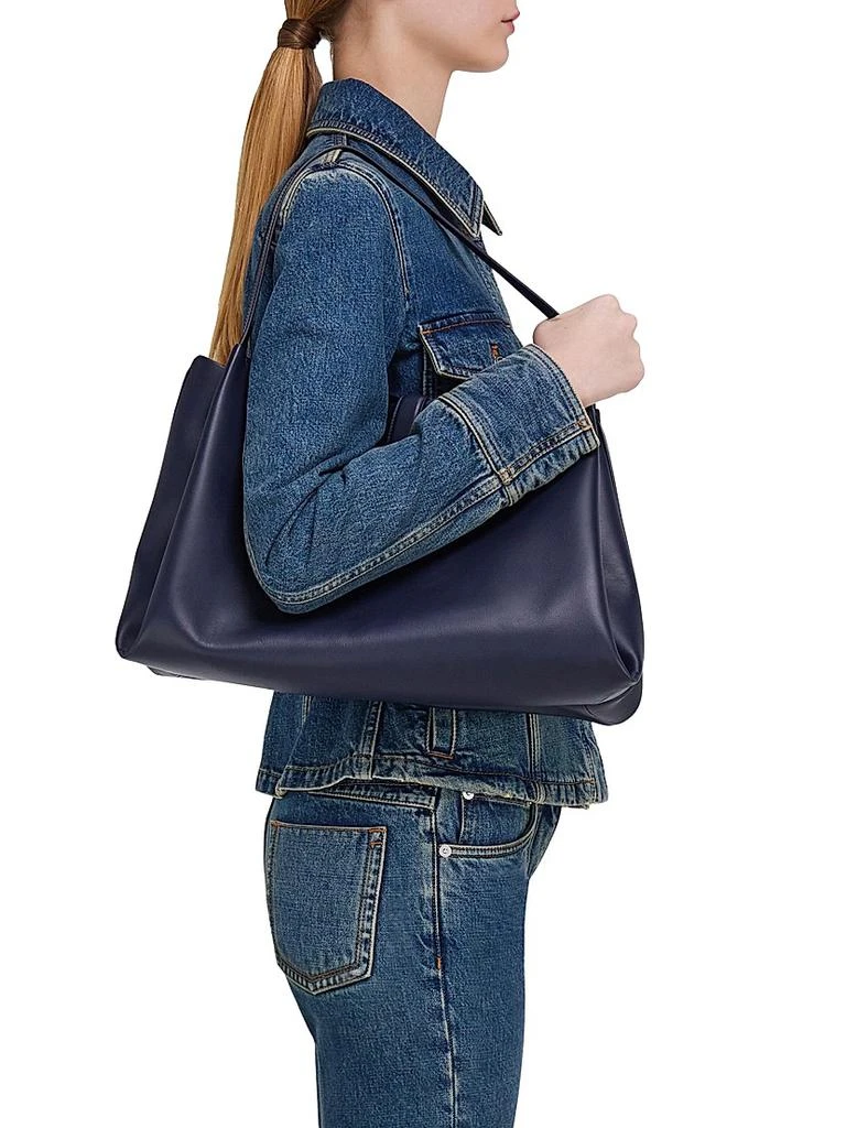 Salvatore Ferragamo Medium New Line Leather Tote Bag 2