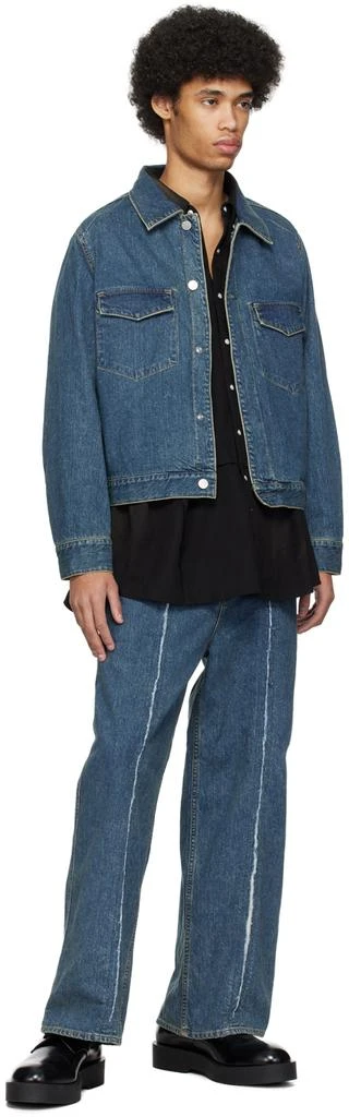 JieDa Indigo Cutting Jeans 4