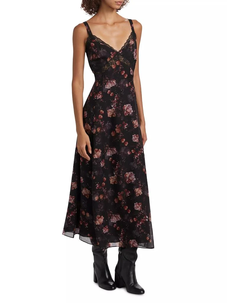 CAMI NYC Nairobi Floral Silk Sleeveless Maxi Dress 4