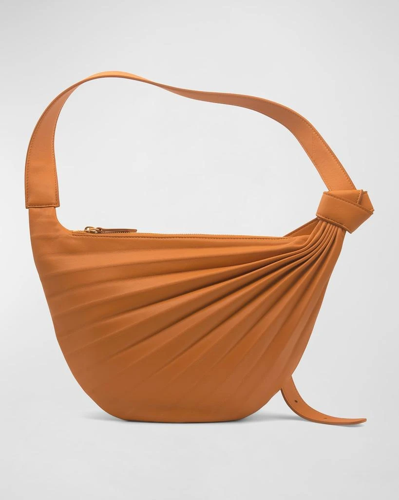 Sabrina Zeng Chiaroscuro Pleated Hammock Sling Bag 3