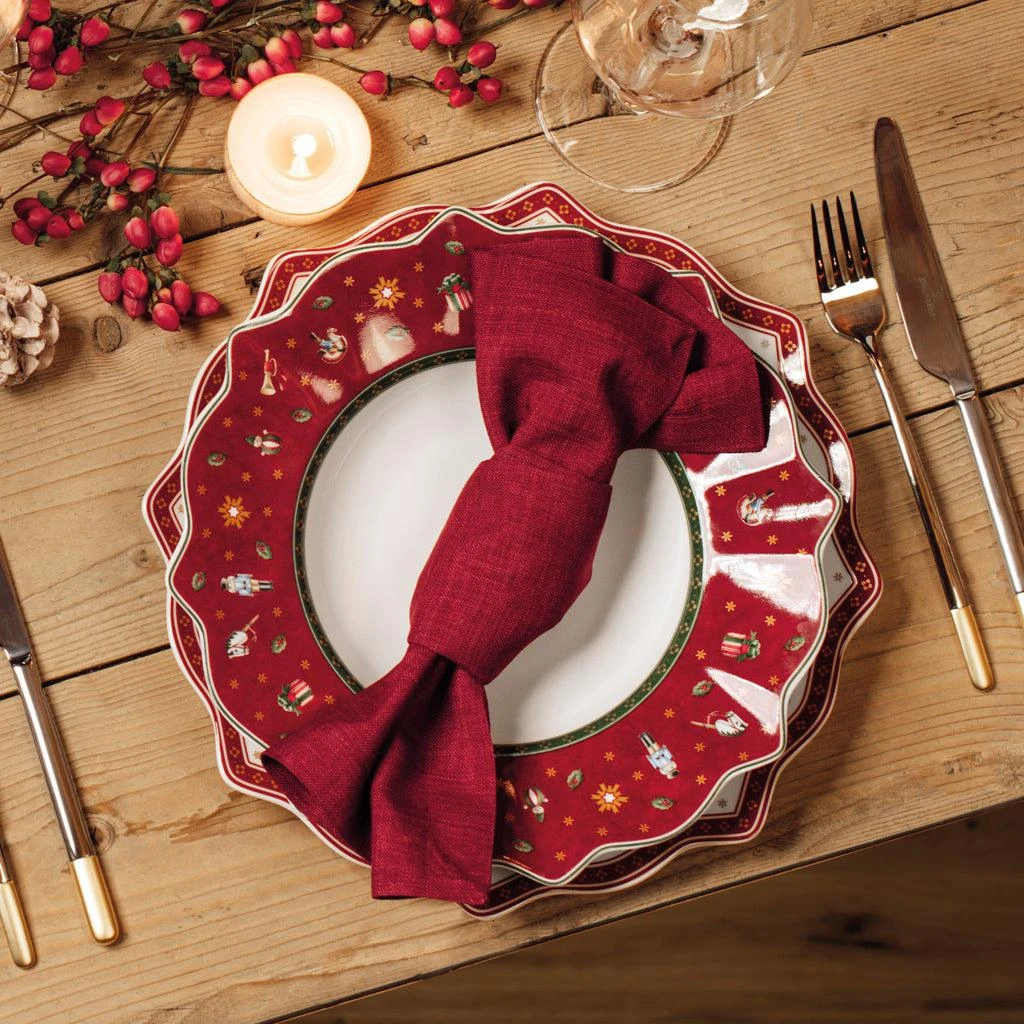 Villeroy & Boch Toy's Delight Dinner Plate : Red 2