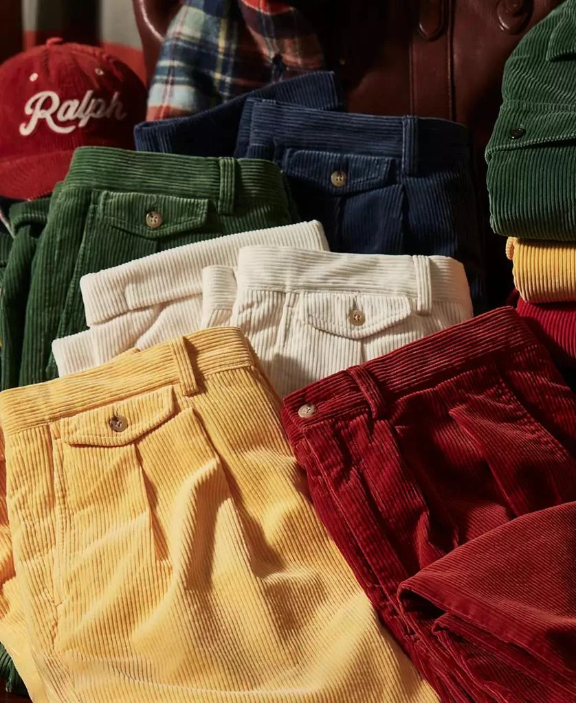 Ralph Lauren Men's Stretch Straight Fit Corduroy Pants 7