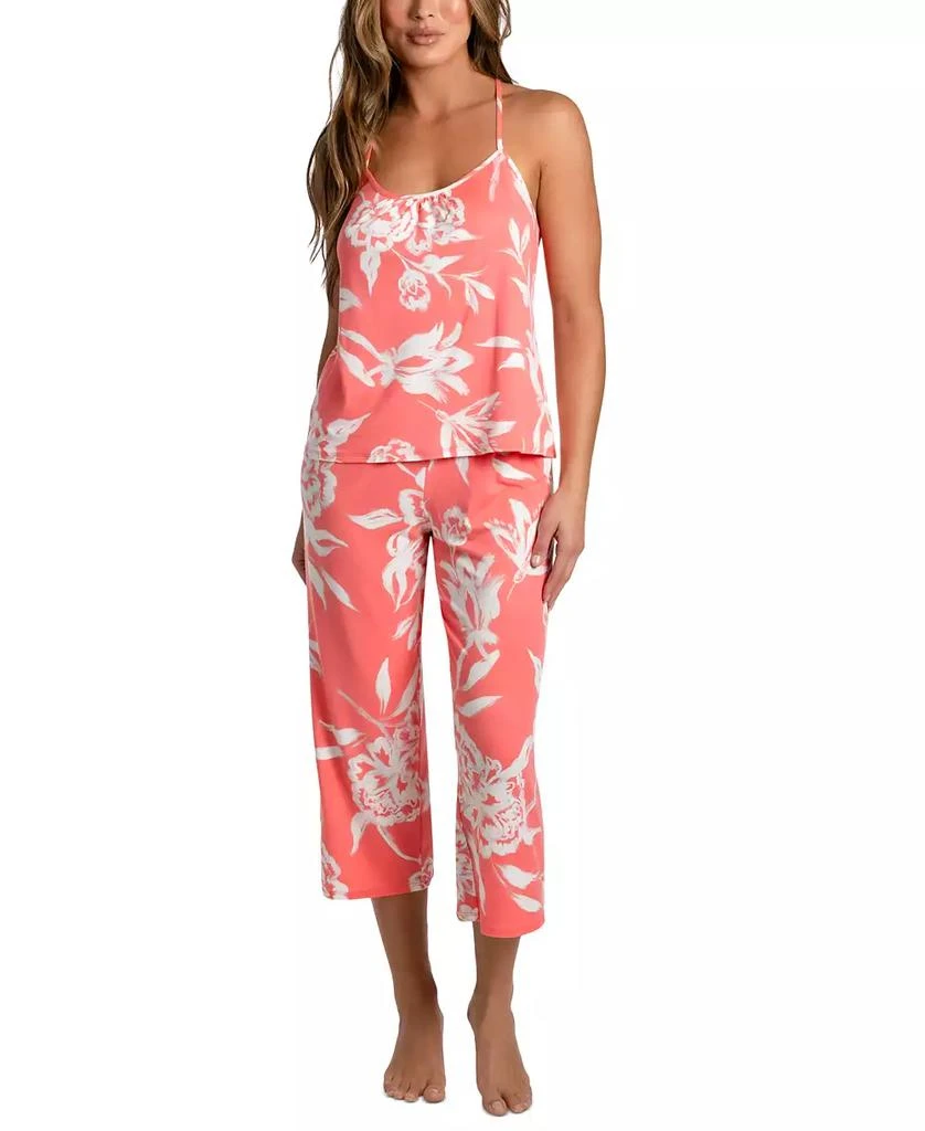 Linea Donatella Women's 2-Pc. Cropped Pajamas Set 1