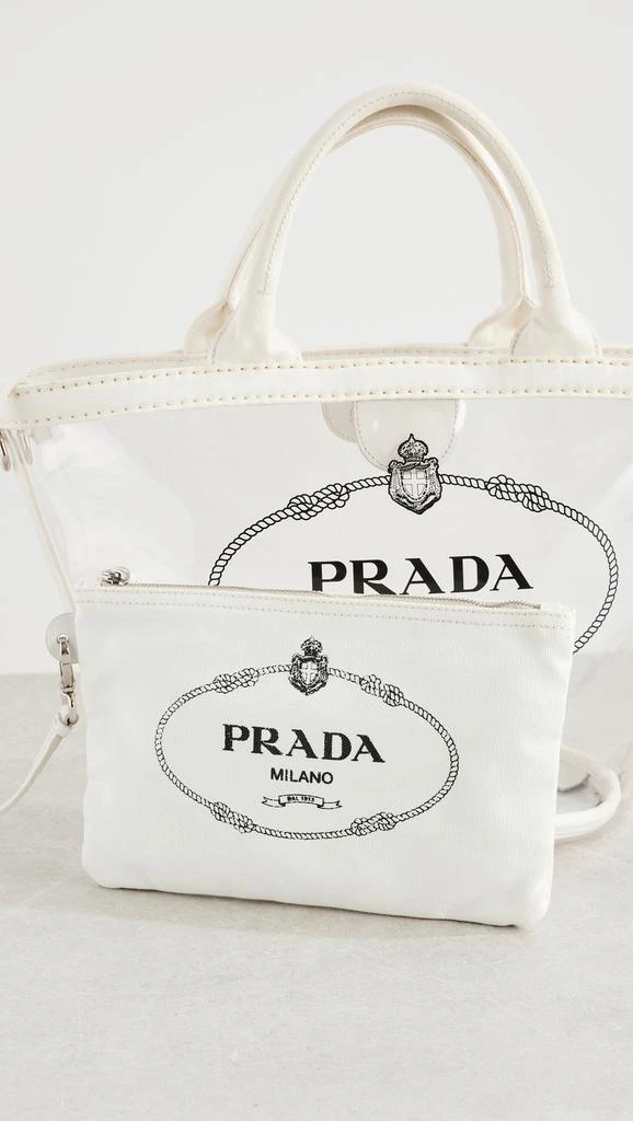 Shopbop Archive Prada Canapa Tote Bag, Plexi PVC 4