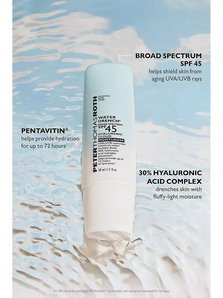 Peter Thomas Roth Water Drench® Broad Spectrum SPF 45 Hyaluronic Cloud Moisturizer 4