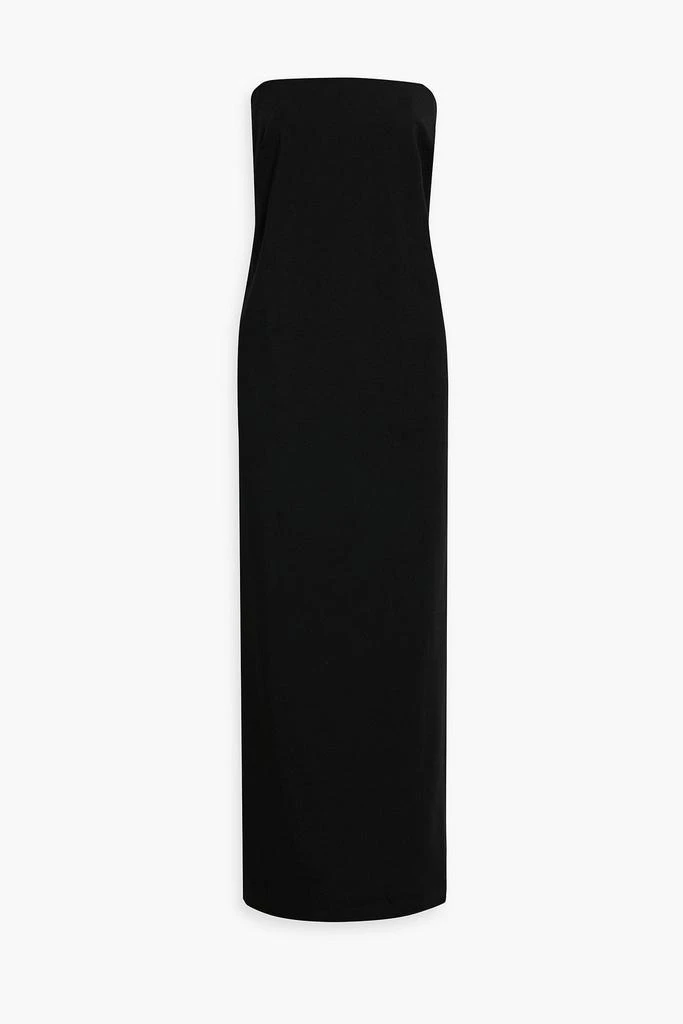 CO Strapless wool-blend crepe maxi dress 1